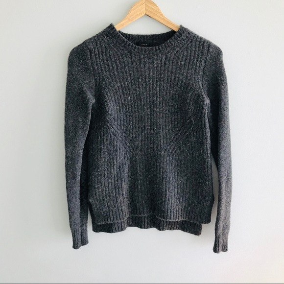 J.Crew - Ribbed Wool Sweater - Picture 1 of 6